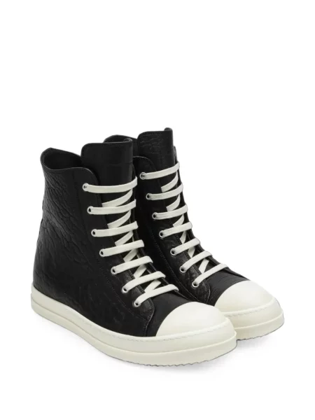 Sneakerși Rick Owens din piele negru