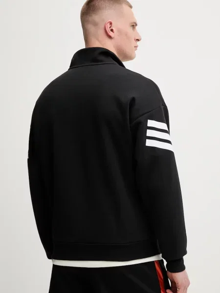 Csíkos futó dzseki Adidas Sportswear fekete