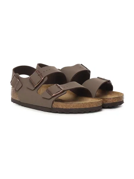 Sandały Birkenstock zamszowe brązowe