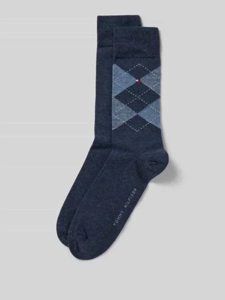 Skarpety w zestawie 2 szt. Tommy Hilfiger niebieskie