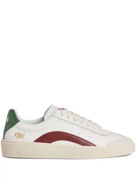 Sneakerși Dsquared2 din piele alb