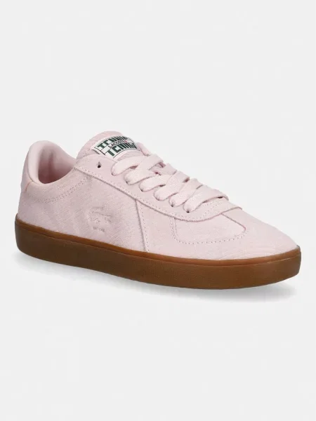 Lacoste BASESHOT PRO sportcipő női velúr rózsaszín