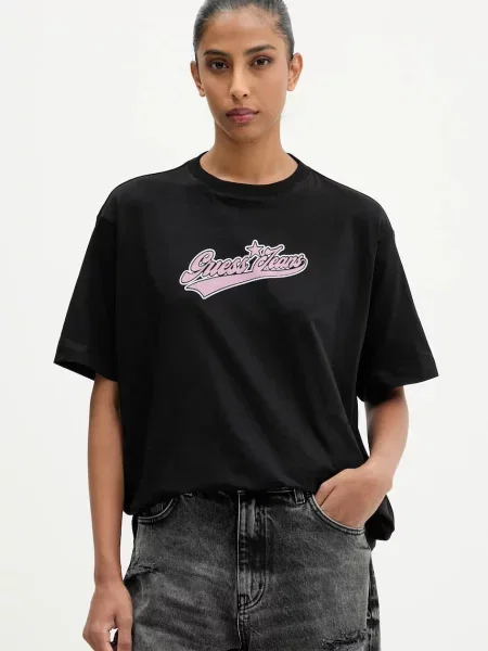 Guess Jeans t-shirt czarny