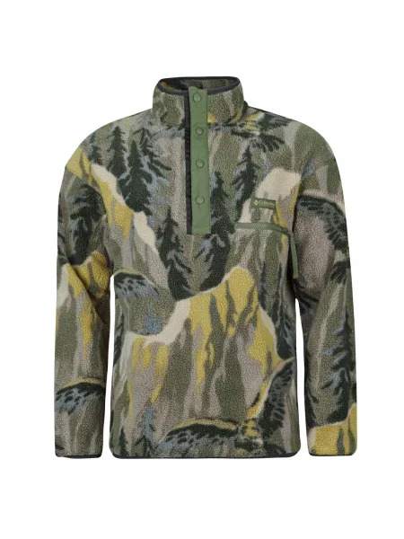 Fleece pattanás fleece melegítő felső Columbia nyomtatás