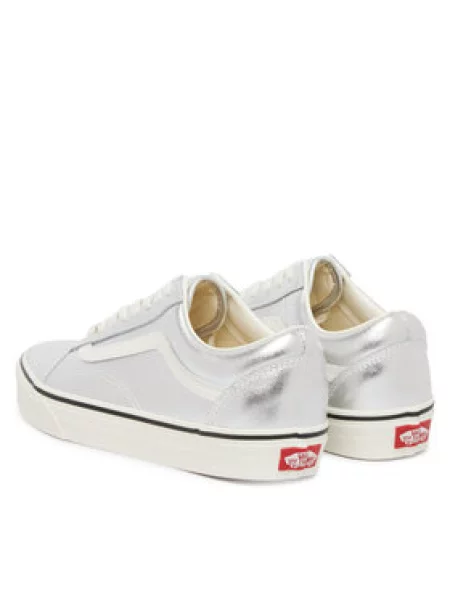 VANS Niske tenisice Old Skool srebrno / bijela siva