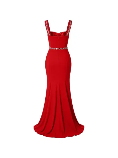 Rochie maxi Dolce & Gabbana roșu