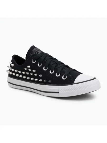 Детски маратонки Chuck Taylor All Star Studded черни/силиконови/бели бяло