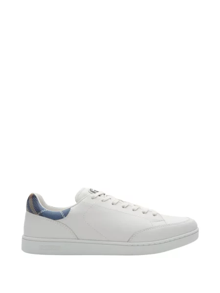 Sneakerși Burberry din piele alb
