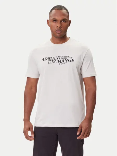 Armani Exchange Marškinėliai Écru