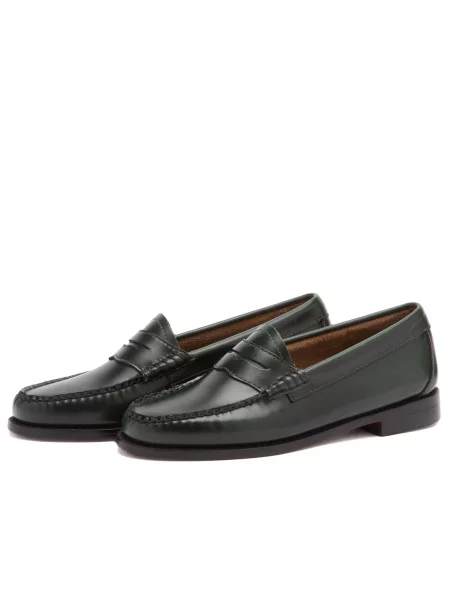 Loafersy Bass Weejuns zielone