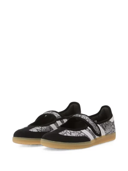 Geacă Adidas cu model floral din dantelă negru