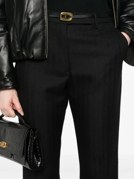 Pantaloni Tom Ford de lână negru
