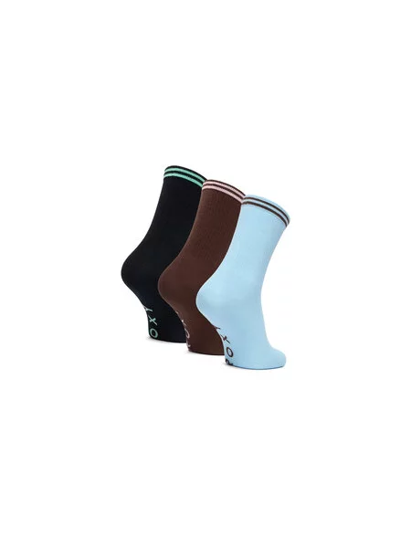 Duge čarape Roxy 3 PACK Šarena