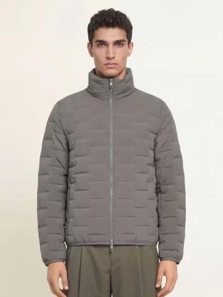 Calvin Klein Lehká Péřová Bunda šedá