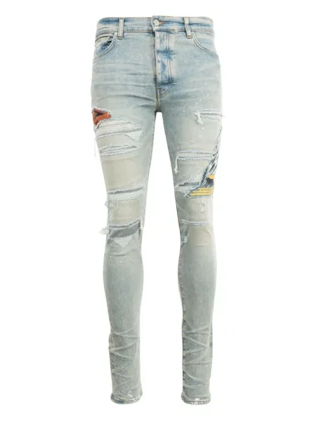 Skinny fit traperice Amiri plava