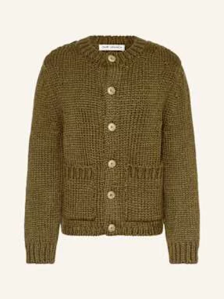 Our Legacy Kardigan Z Dodatkiem Alpaki gruen