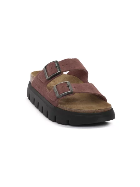 Chunky šľapky Birkenstock červená