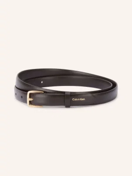 Pásek Calvin Klein hnědý