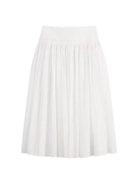 Spódnica plisowana Róhe muślinowa biała