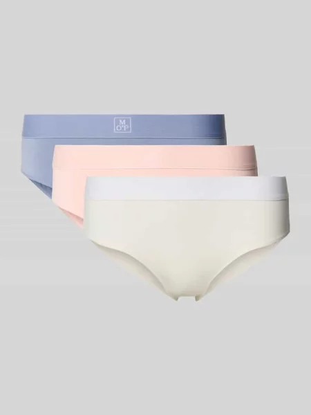 Majtki z mieszanki bawełny w zestawie 3 szt. Marc O'polo