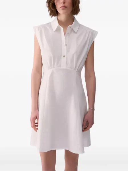 Rochie mini Liu Jo din poplin alb