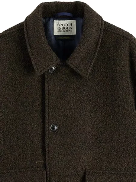Buklé kaput Scotch And Soda smeđa