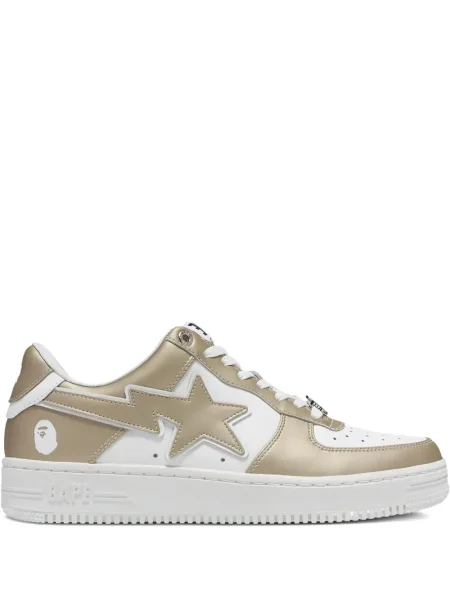 Sneakerși A Bathing Ape® cu șireturi din dantelă auriu
