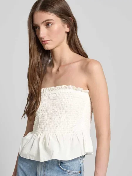 Krótki top Only biały