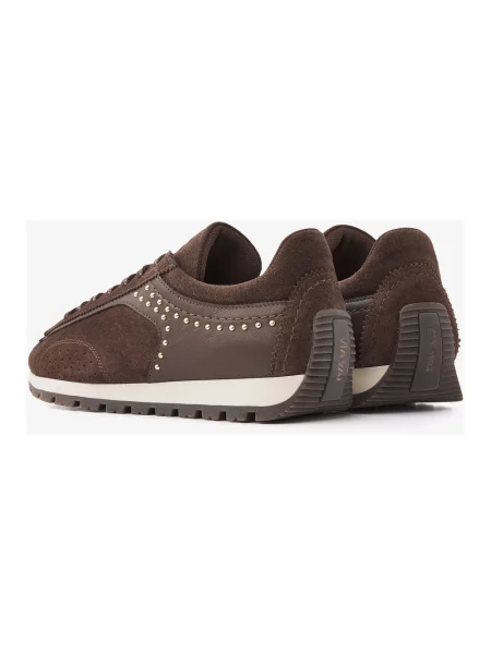 Sneakersy Via Vai skórzane brązowe