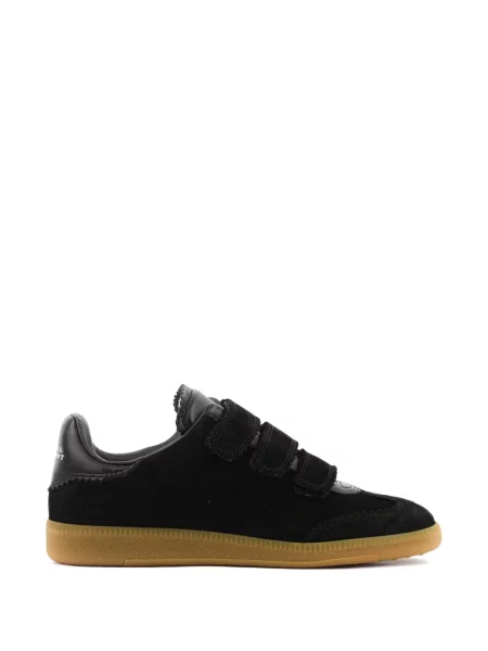 Sneakerși Isabel Marant din piele de căprioară negru