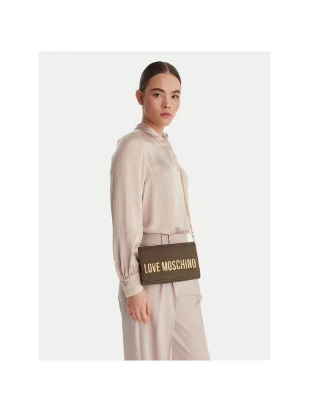 LOVE MOSCHINO Дамска чанта кафяв