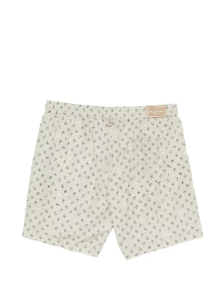 Slip de baie Jacob Cohën cu model paisley verde