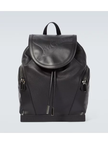 Rucsac Christian Louboutin din piele negru