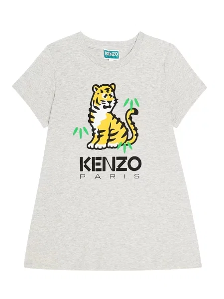 Φόρεμα σε στυλ πουκάμισου Kenzo γκρι