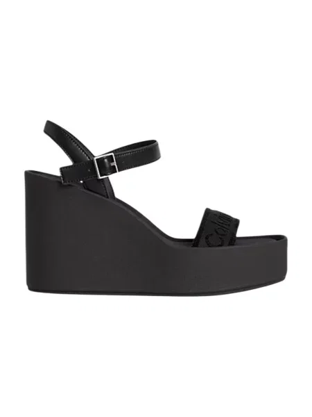 Sneakers Calvin Klein Wedge 70 Sandal Webbin Black EUR 40 czarne