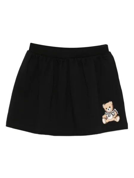 Spódnica mini dziecięca Moschino czarna