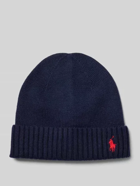 Czapka Ralph Lauren Lana granatowa S-M niebieska