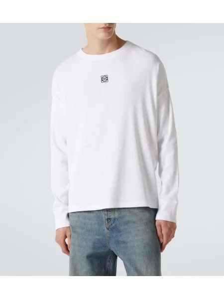 Tricou Loewe din jerseu alb