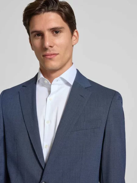 Koszula biznesowa o kroju super slim fit z listwą guzikową Olymp No. Six biała
