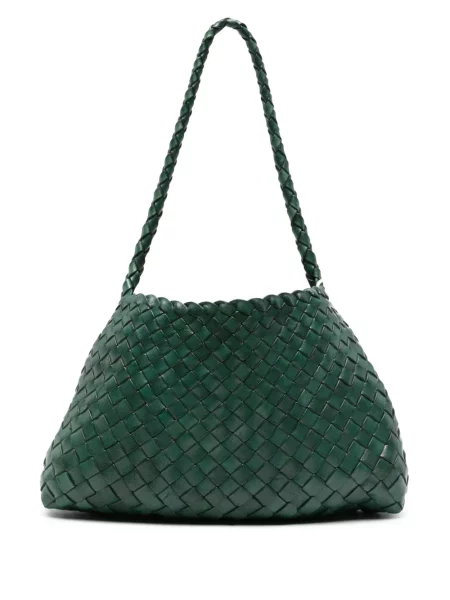 Geanta de piele Dragon Diffusion din piele verde