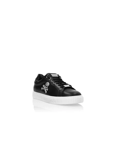 Sneakersy Philipp Plein skórzane czarne