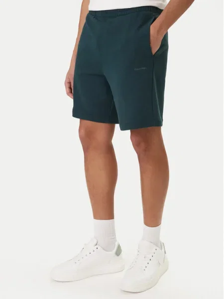 Calvin Klein Pantaloni scurți sport Nano Logo verde