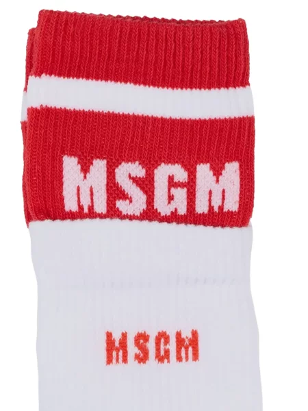 Skarpety dziecięce Msgm białe
