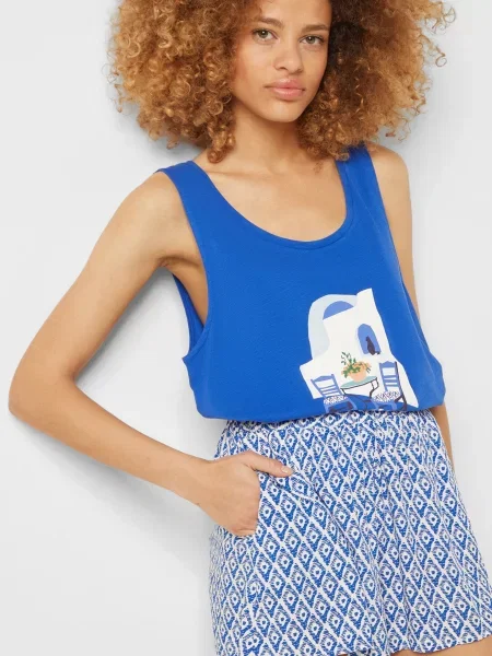 Майка Etam синя