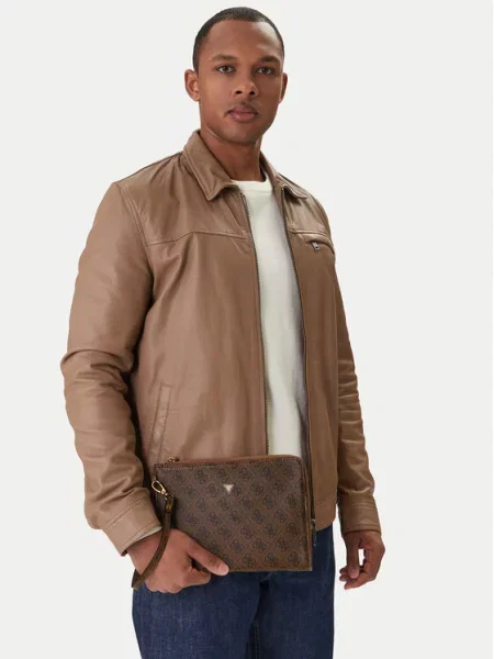 Guess Torbica za okrog pasu PMBALO rjava