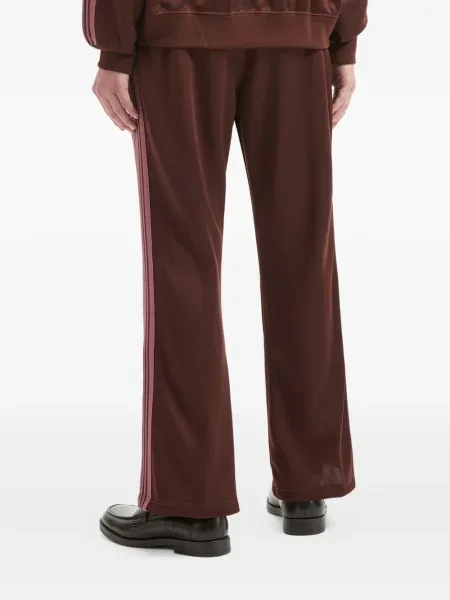 Pantaloni Needles cu broderie maro