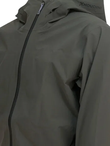 Παλτό Houdini Sportswear με κουκούλα πράσινο