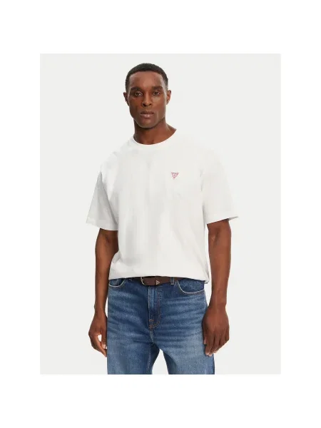 Guess Jeans Póló Regular Fit fehér
