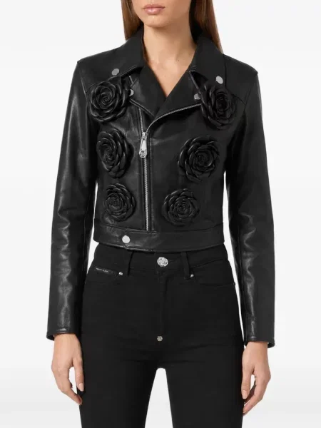 Decupat geacă Philipp Plein negru