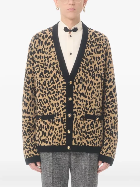 Cardigan Valentino Garavani cu imagine din jacard